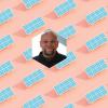 Profile picture of Joe Berry with an illustration of solar panels in the background
