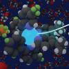Cartoon showing how the ion pair interacts