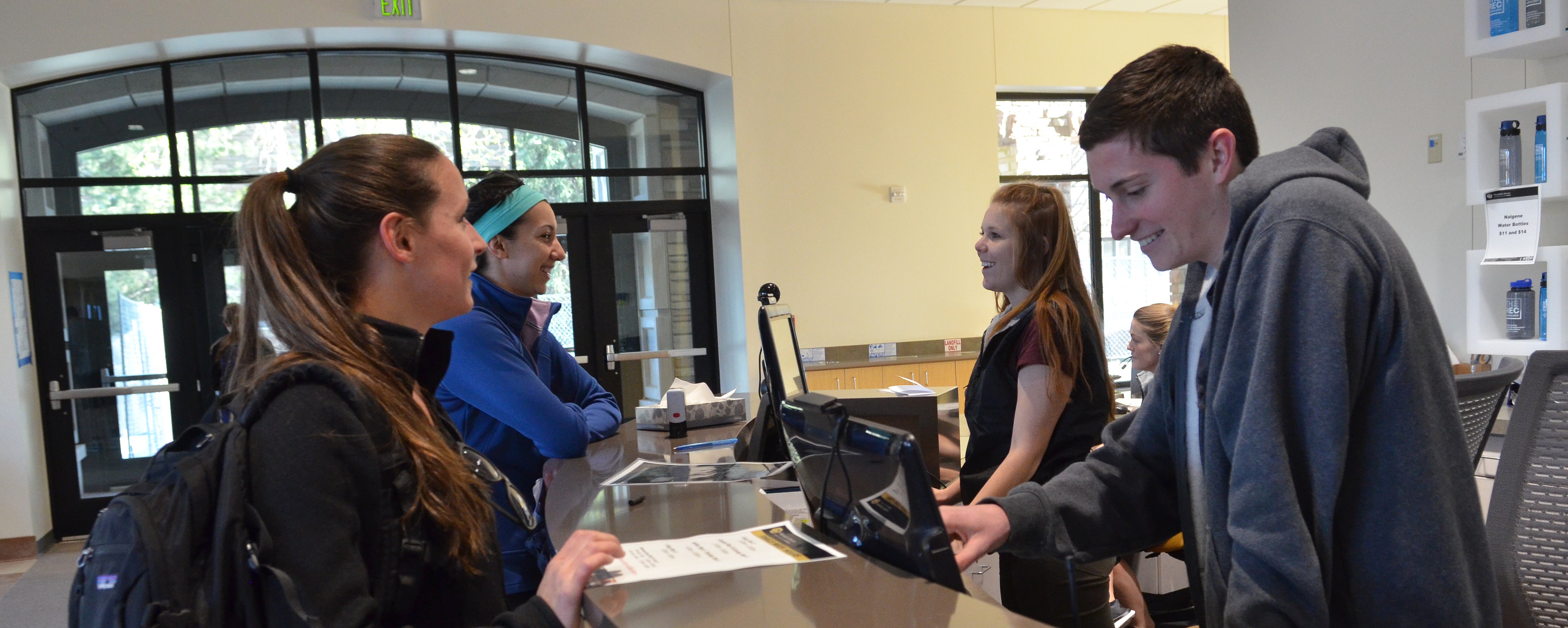 Guest Services desk