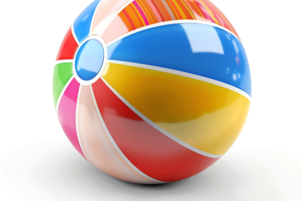 A volleyball