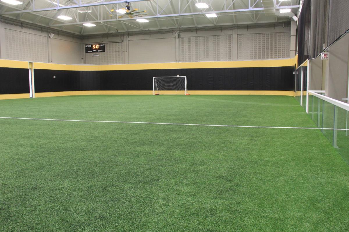 empty turf gym