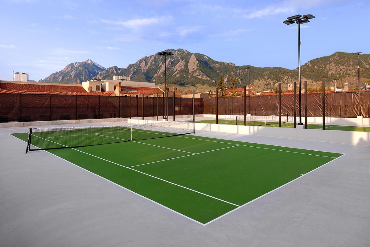 rooftop tennis court