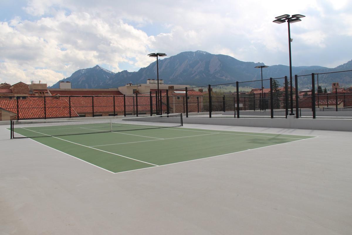 rooftop tennis courts