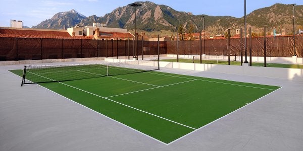 rooftop tennis court