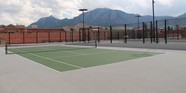 rooftop tennis court