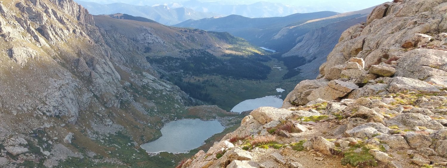 Abyss Lake valley from above