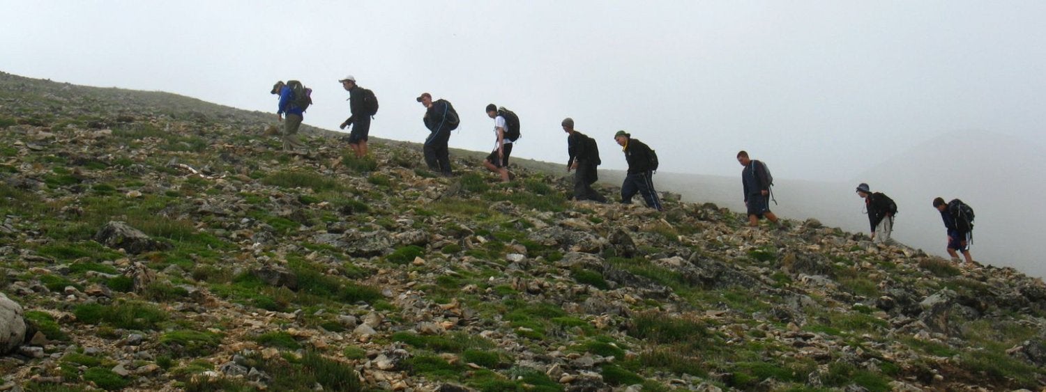 Hiking Mt Elbert