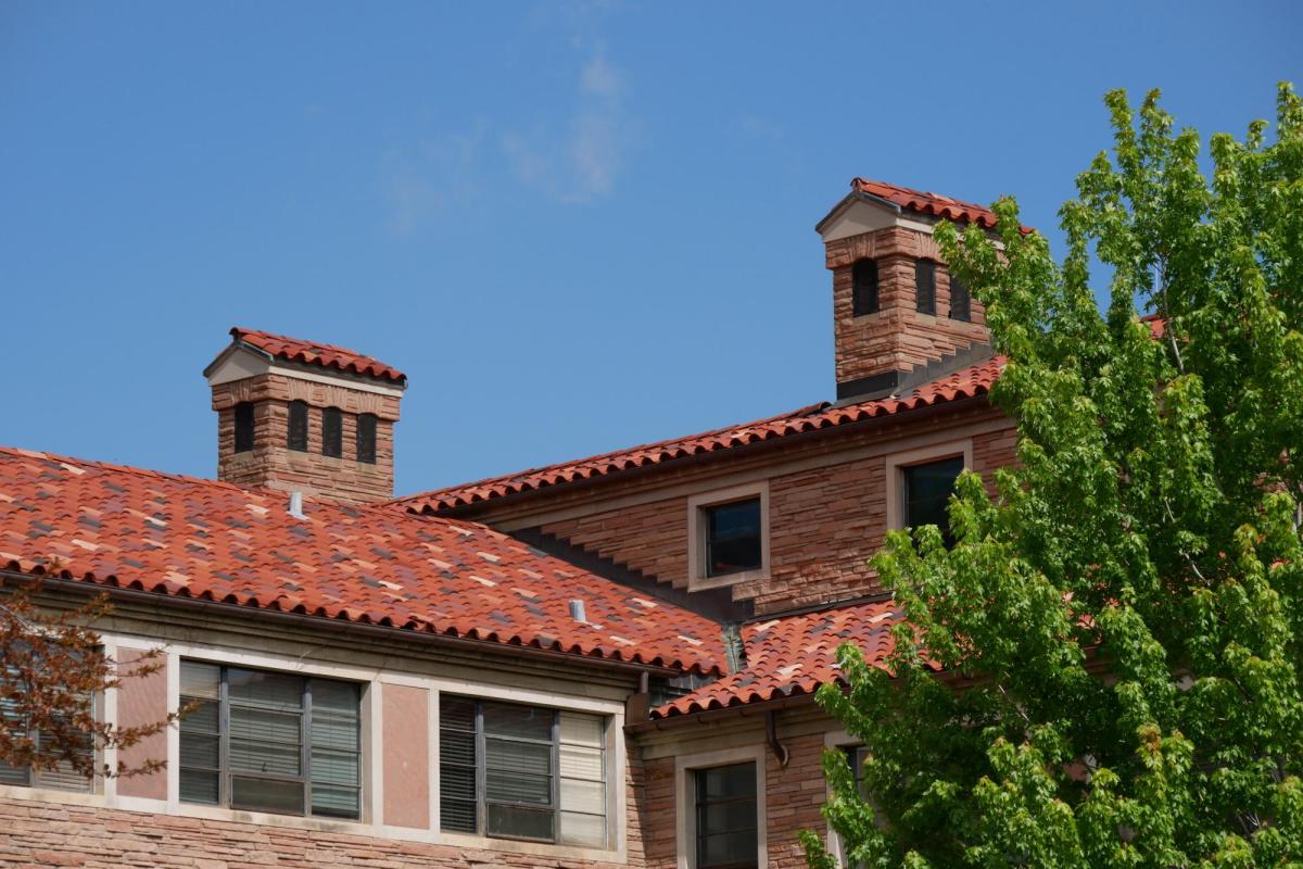 A campus building.