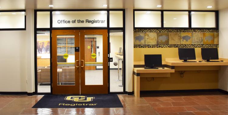 Office of the Registrar entrance