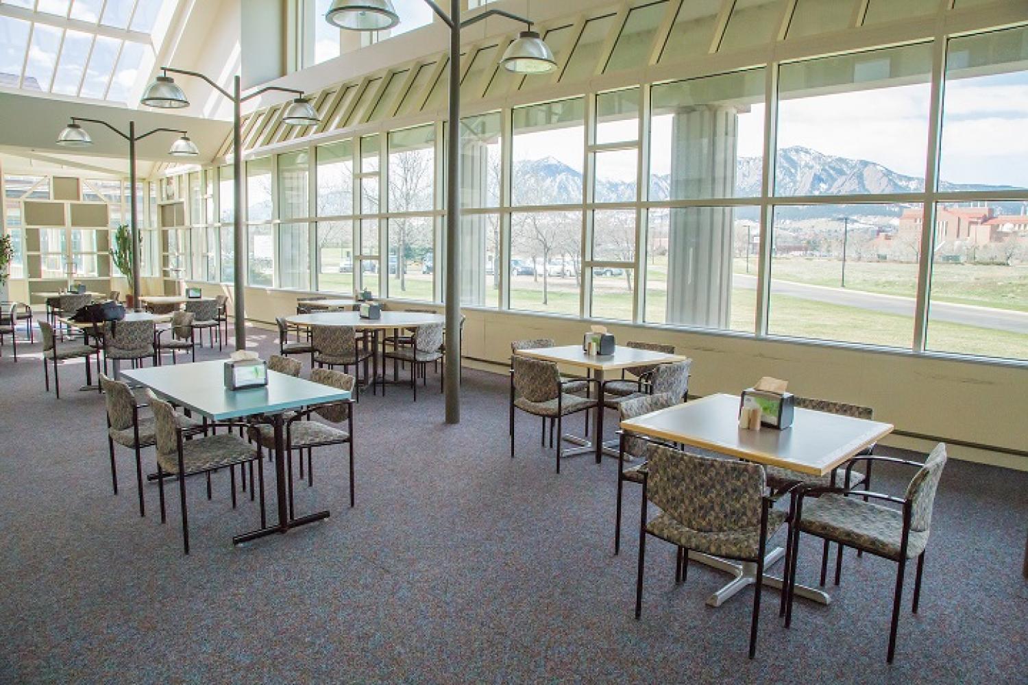 Dining area of the SEEC cafe