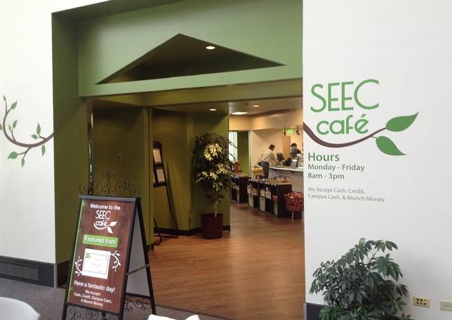 Photo of entrance to SEEC Cafe