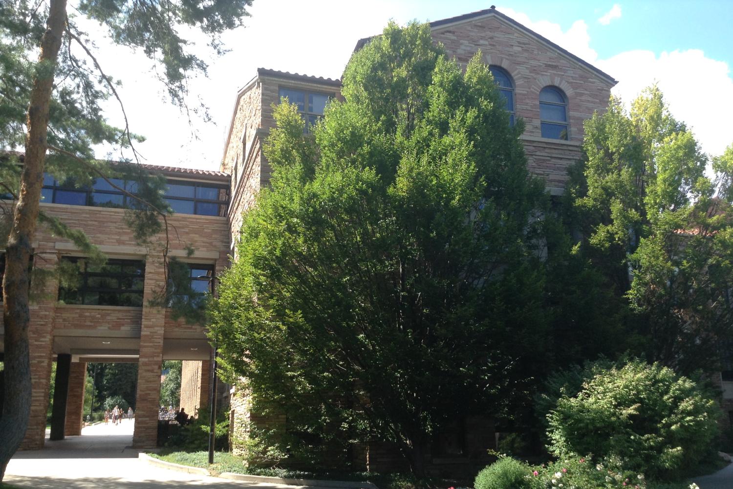 Cooperative Institute for Research in Environmental Sciences building photo taken in the summer during the day