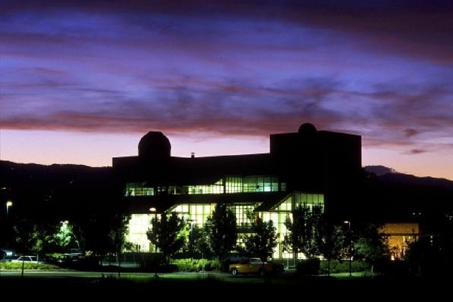 Laboratory for Atmospheric and Space Physics Space Technology Research Center night photo