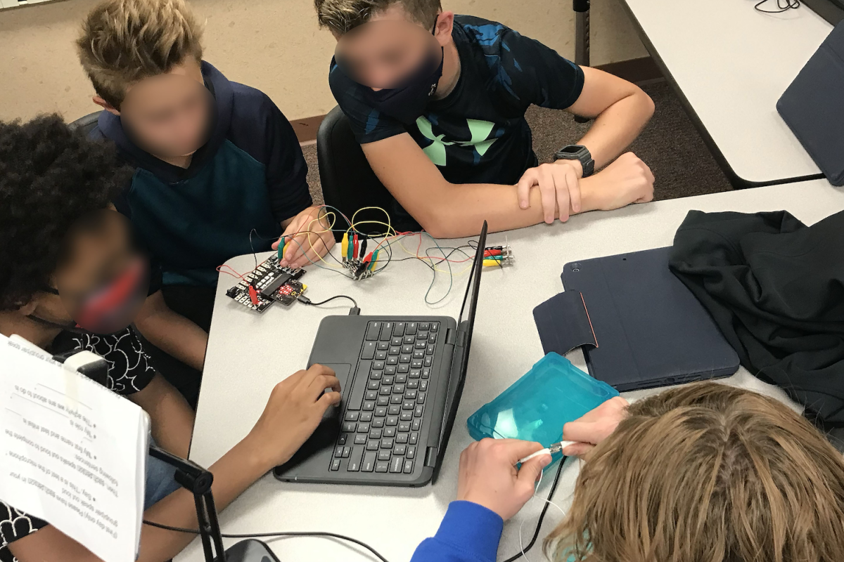 Students Working