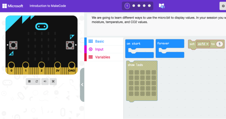 MakeCode Block Editor
