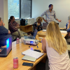 Photo of iSAT researchers during their first data collection meeting. 
