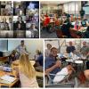 Collage of various iSAT workshops and events. 