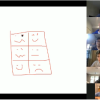 Jake Whitehill and his student Zeqian Li testing their speaker embedding models over Zoom. 