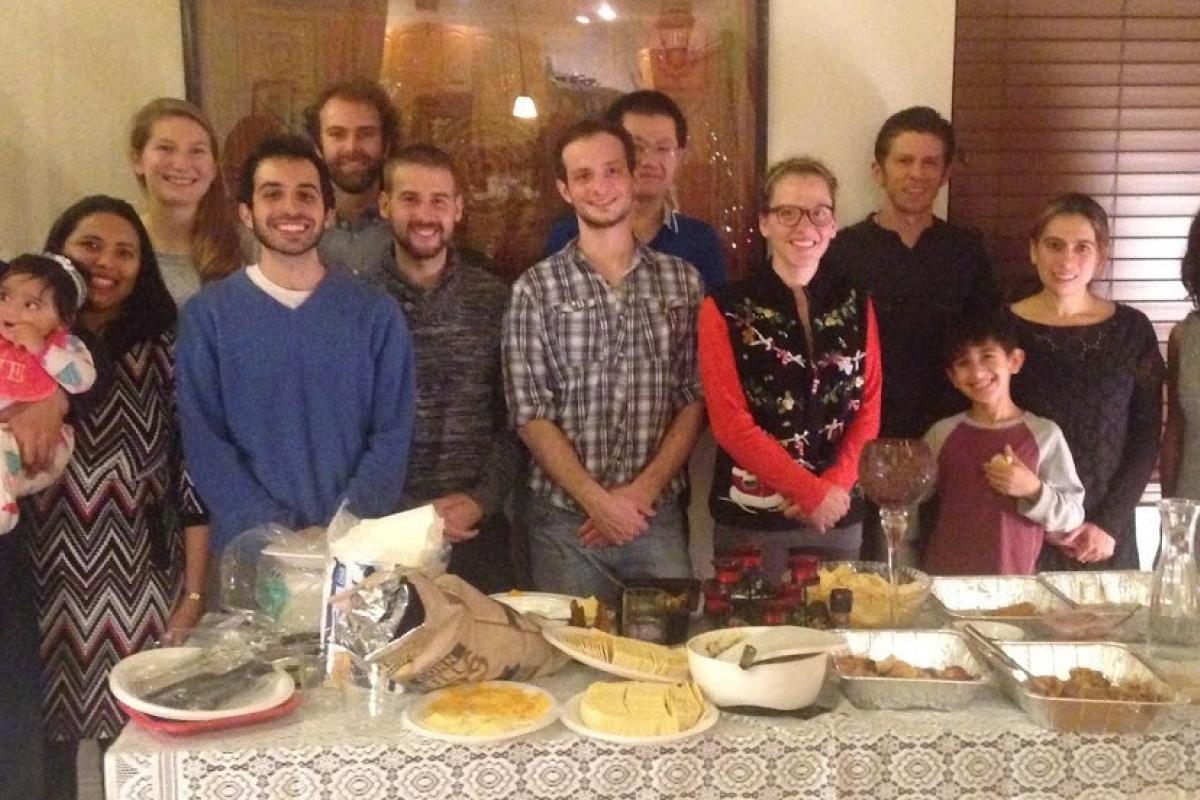 Team picture at the 2016 holiday party