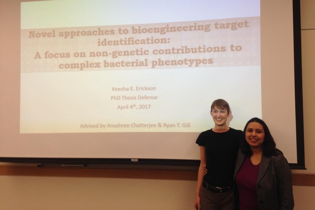 Keesha at her defense