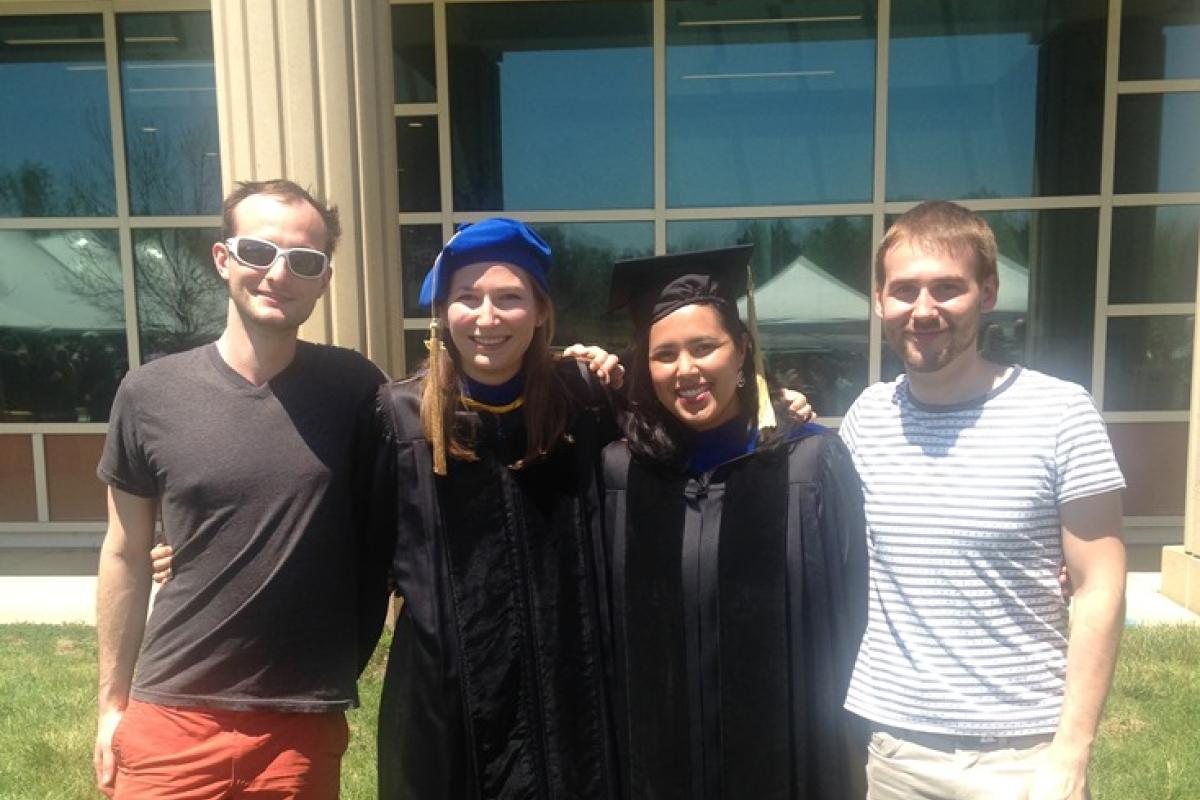 Colleen's graduation ceremony