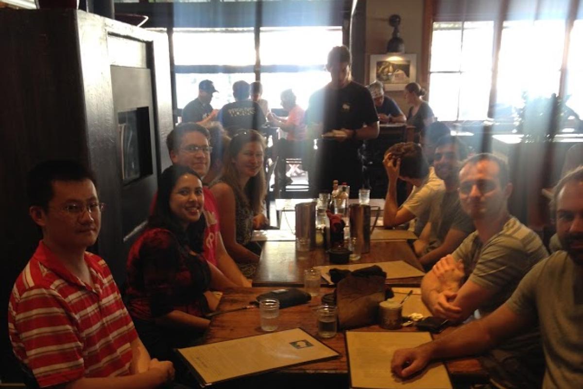 Colleen's farewell lunch