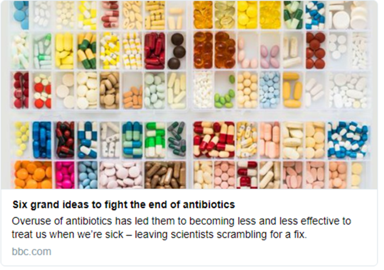 Lots of medicine