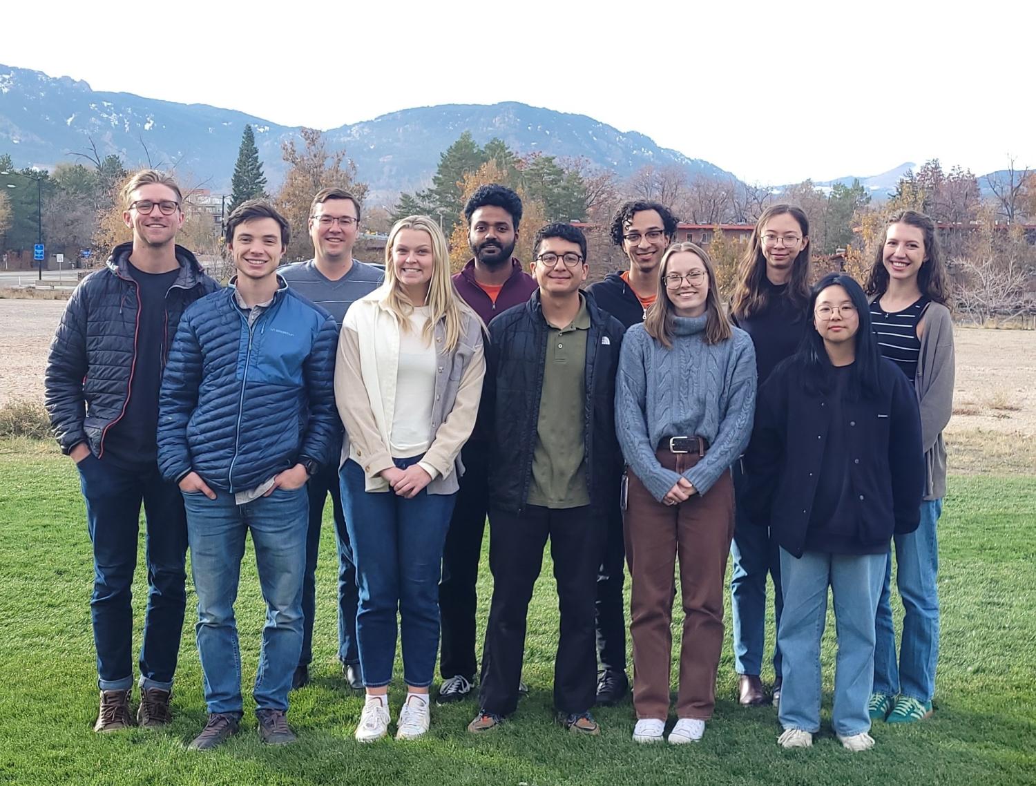 Group photo of the Hayward Lab in November of 2024