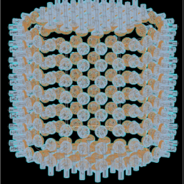 phototubes surrounding Eos detector