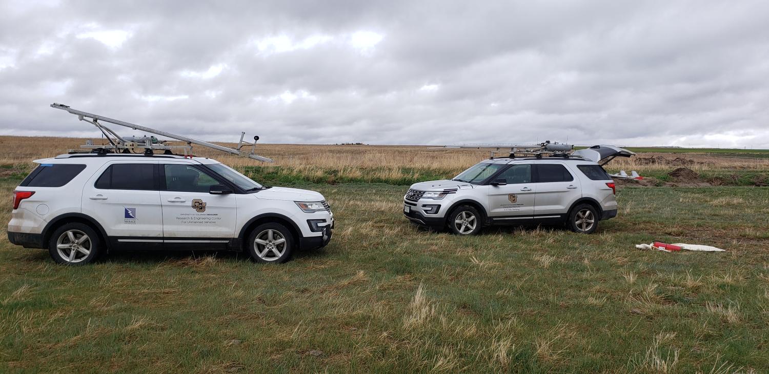 Two Ford Explorers for launching and operating RAAVENs