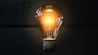 Illuminated incandescent light bulb