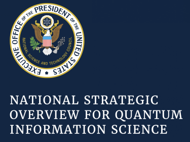National report title page reading "National Strategic Overview for Quantum Information Science"
