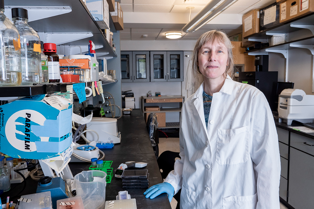 Corrie Detweiler in her lab at CU Boulder