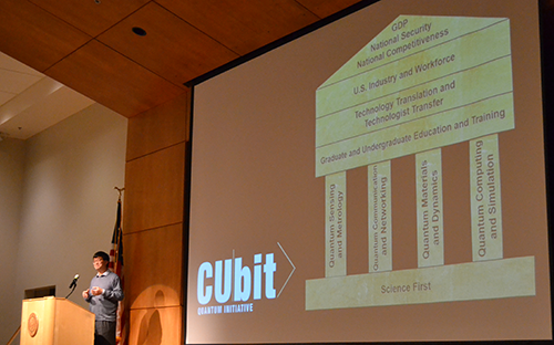 Jun Ye utlines scientific, education, and industry components of CUbit