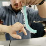 Mechanical engineering students develop a soft robot to improve lung examinations