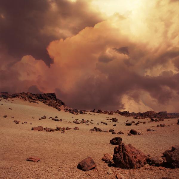 Mars dust storm