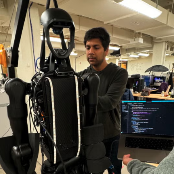 CU Boulder's first humanoid robot is being prepared to perform electric vehicle (EV) lithium-ion battery pack disassembly