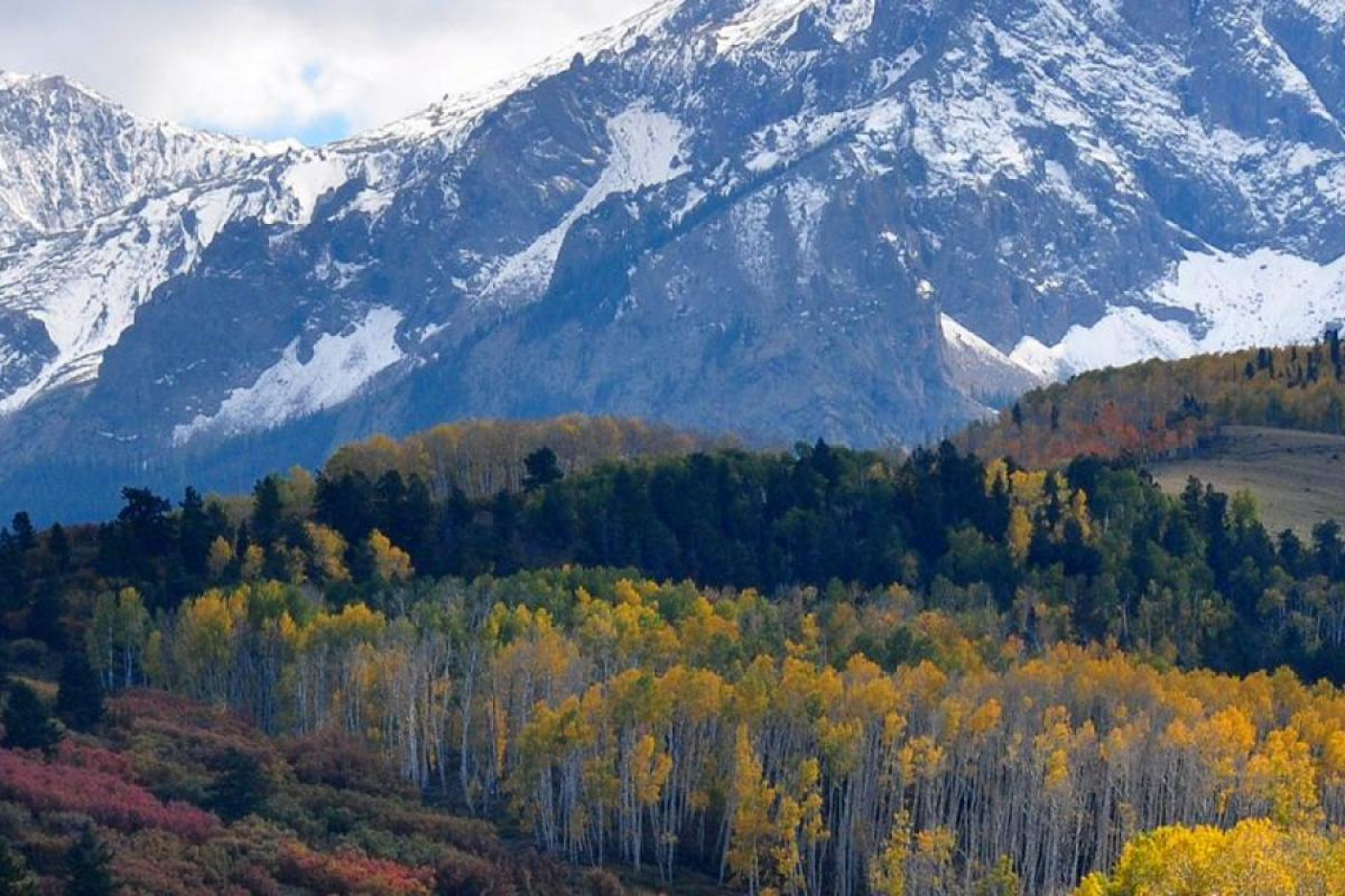 Colorado mountains in fall