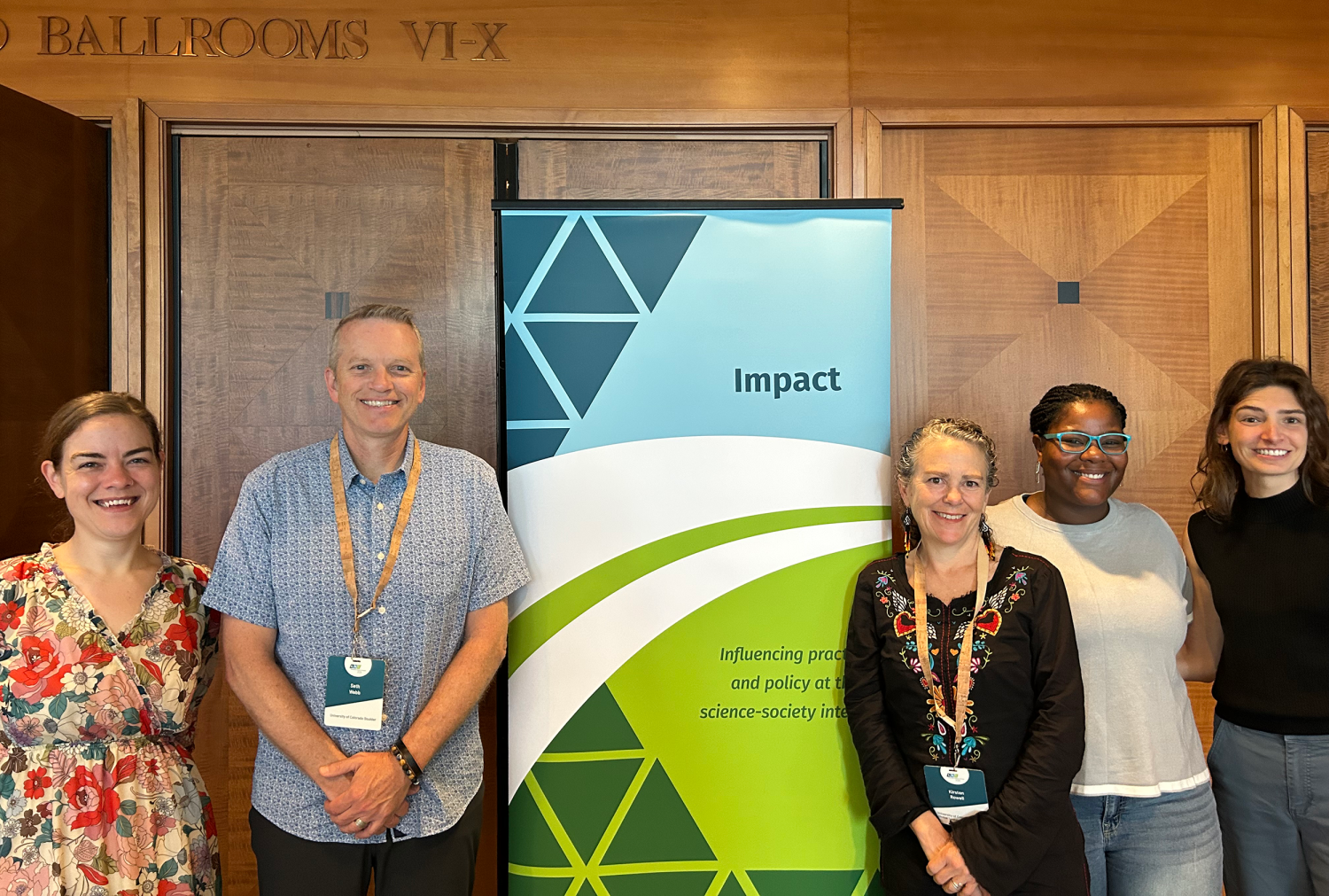Attendees representing CU Boulder at SRIC 2025