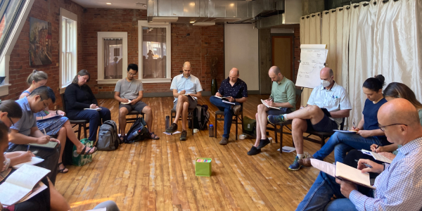 2022 Faculty Fellows cohort during a retreat