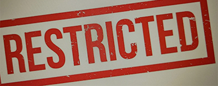 restricted stamp