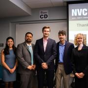 Multidisciplinary teams compete for venture funding at cross-campus collaboration prize night