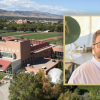Frank Eparvier headshot over an aerial image of LASP