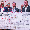 Winning team at 2025 NVC Finals poses with check