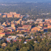 Aerial view of CU Boulder campus