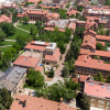 Aerial view of CU Boulder