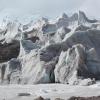 The Puca Glacier in Peru, named for the red color of the rocks on its eastern moraine. Credit: John Darcy/CU Boulder