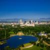 Denver skyline from City Park