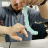 Mechanical engineering students develop a soft robot to improve lung examinations