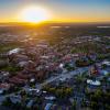 Overhead shot of the CU Boulder campus
